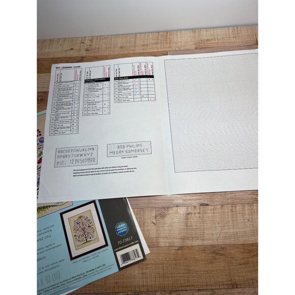 Vintage Family Tree Cross-Stitch Pattern - Dimensions Pattern Only - Picture 5 of 6